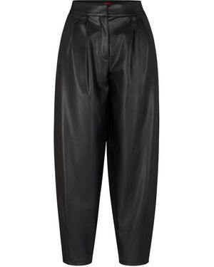 HUGO Straight Leg Trousers - Black