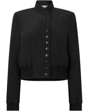 McQueen Alex Dart Bomber Jkt Ld63 - Black