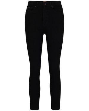 BOSS Stretch Micro Dot Jeans - Black