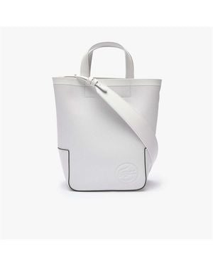 Lacoste The Court Piqu¿ Canvas Tote Bag - White