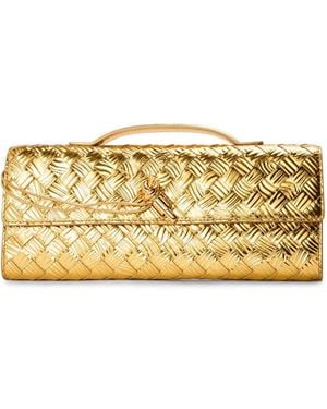 Bottega Veneta Bv Andiamo Mtl Cltch Ld61 - Metallic