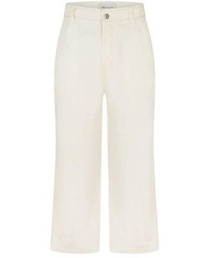 Ami Paris Worker Pant Straight Leg Trousers - White
