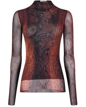 Jean Paul Gaultier Jpg Python Top Ld54 - Brown