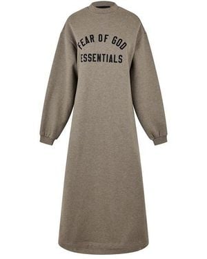 Fear Of God Jumper Calf Length Dress - Natural