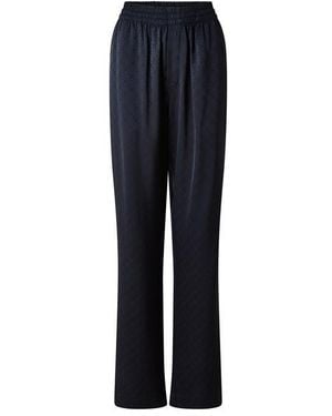 CASABLANCA Casa Mono Silk Trous Sn63 - Blue
