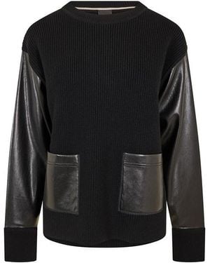 BOSS Fanalian Crew Sweatshirt - Black