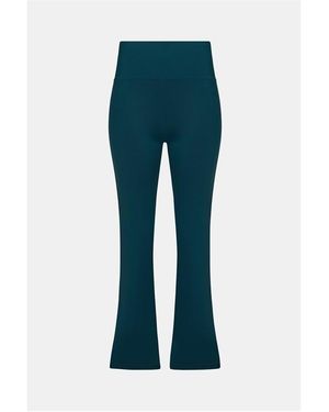 Red Run Flared Legging - Blue