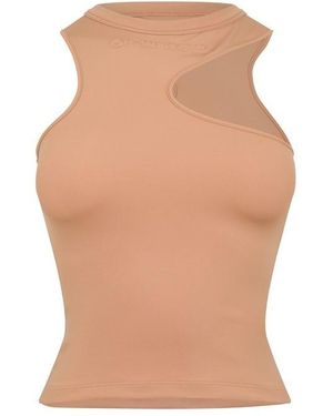 Off-White c/o Virgil Abloh Asymmetric Racer Tank Top - Natural