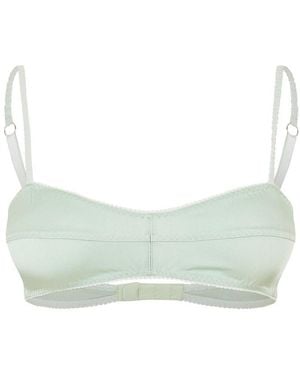 Anna October Cloud Woven Bralette - Green