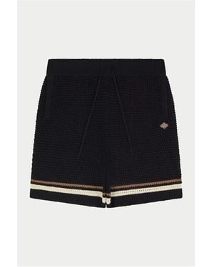 The Couture Club Woven Tracksuit Shorts - Black