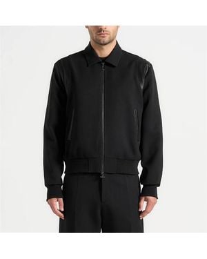 Manière De Voir Denis Tailored Varsity Jacket - Black