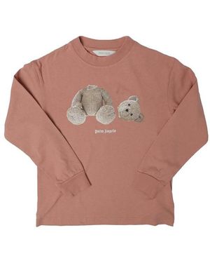 Palm Angels Bear Long Sleeve T-Shirt - Pink