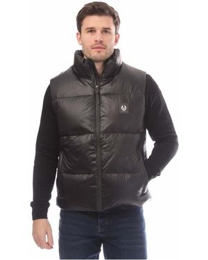 Belstaff Down Filled Ripstop Resolve Gilet - Grey