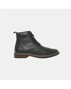 Deakins Deaks Trigger Brogue Boots - Black