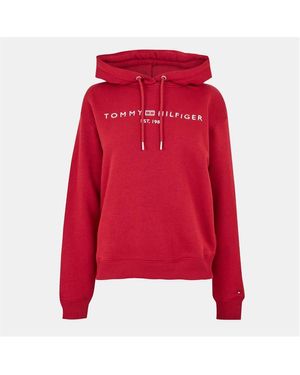 Tommy Hilfiger Regular Fit Modern Hoodie - Red