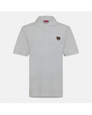 KENZO Happy Tiger Polo Shirt - Grey
