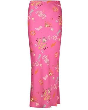 Never Fully Dressed Maxi Skirt - Pink