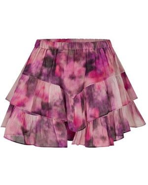 Isabel Marant Jocadia Tailored Shorts - Purple