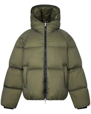 Cole Buxton Short Puffer Jacket - Green