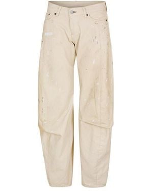 Acne Studios Wide Leg Jeans - Natural