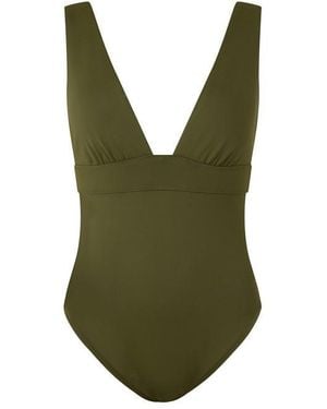 Ralph Lauren Plunge Swimsuit - Multicolour
