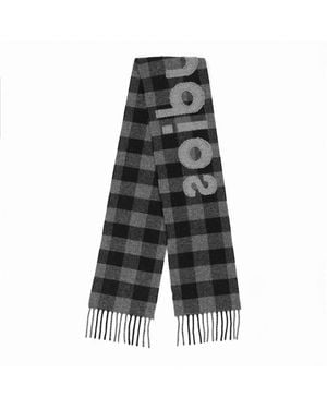 Acne Studios Veda Knitted Scarf - Black