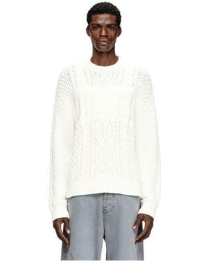 DIESEL Crew Neck Jumper - White