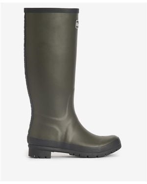 Barbour S Abbey Wellington Olive - Grey