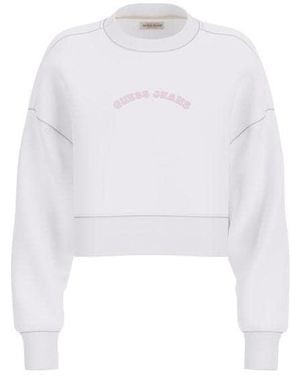 Guess Crew Sweatshirt - White