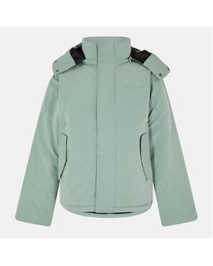 Daily Paper Joel Water Resistant Insulated Medium Puffer Jacket - Green