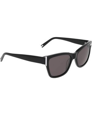 DKNY Modified Rectangle Sunglasses - Black
