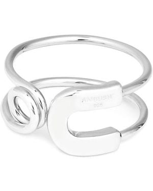 Ambush Safepin Ring Sn22 - Metallic