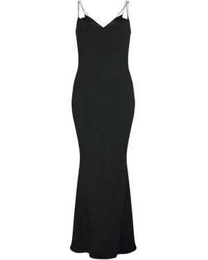 Tom Ford Bias Cocktail Long Maxi Dress - Black