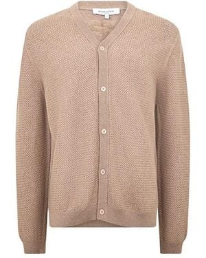 Maison Kitsuné Tex Merino Cardigan - Brown