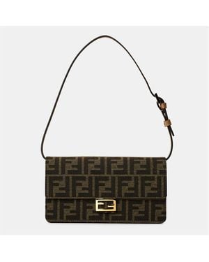Fendi Woc Baguette - Black
