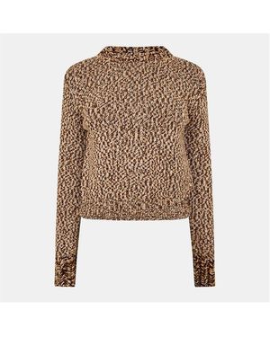 Moncler Lightweight Crew Neck Jumper - Brown