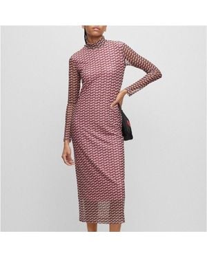 HUGO Neshira Dress - Red