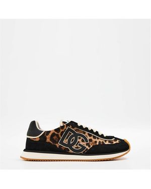 Dolce & Gabbana Sports Shoes With Logo - Multicolour