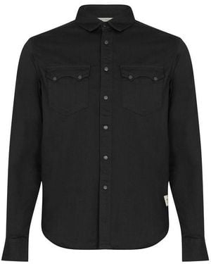 Replay Sartoriale Denim Shirt - Black