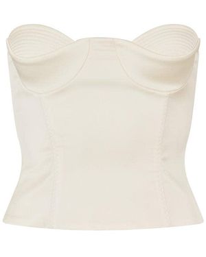 Anna October Raya Corset Top - White