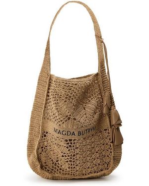 Magda Butrym Tote Crochet Bag - Brown