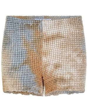 Off-White c/o Virgil Abloh Tie Dye Shorts, All Over Design - Natural