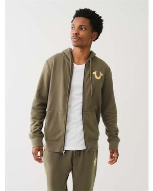 True Religion City Buddha Hoodie - Green