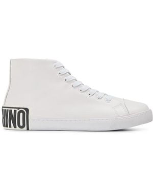 Moschino Court Trainers - White