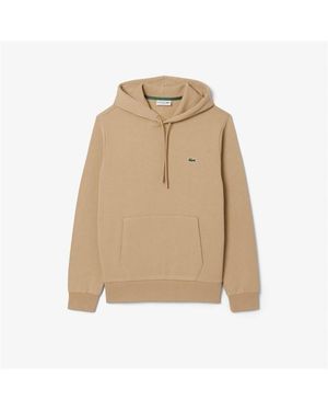 Lacoste Basic Over-The-Head Hoodie - Natural
