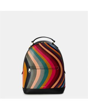 Paul Smith Swirl Backpack - Red