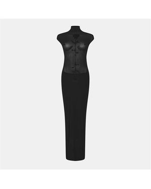 Jean Paul Gaultier Midi Dress - Black