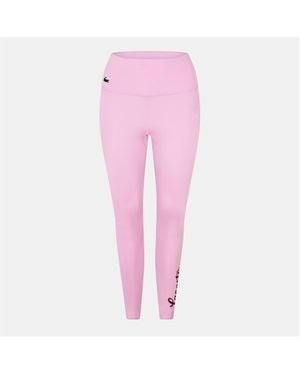 Lacoste Logo Leggings - Pink
