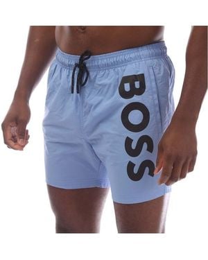 HUGO Octopus Swim Shorts - Blue