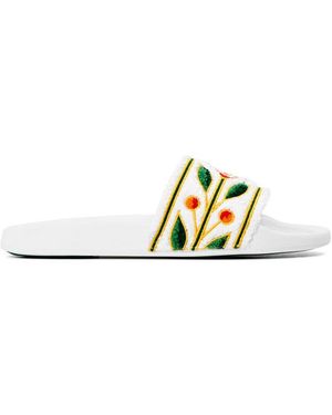 CASABLANCA Casa Embroidered Ter - Metallic